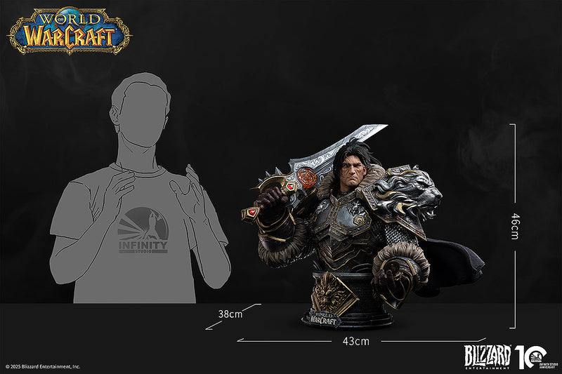 Infinity Studio X Blizzard Varian Wrynn 1/3 Scale Bust Model