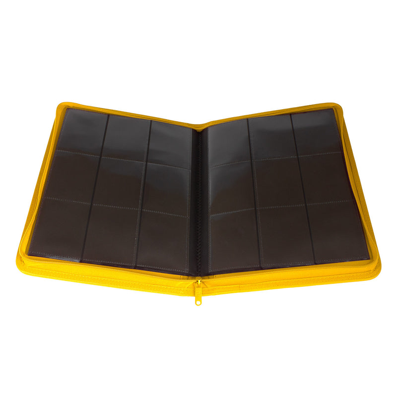 Collector's Series 9 Pocket Zip Binder (Yellow) | Palms Off