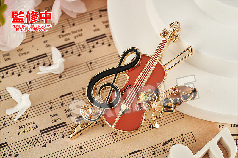 Your Lie in April Brooch Violin