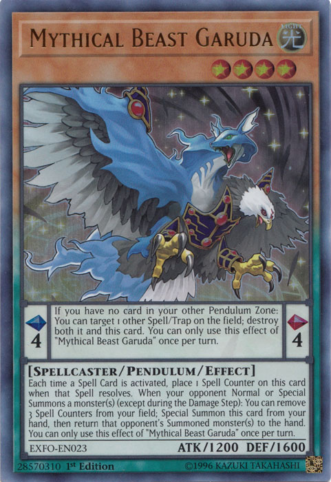 Mythical Beast Garuda [EXFO-EN023] Ultra Rare