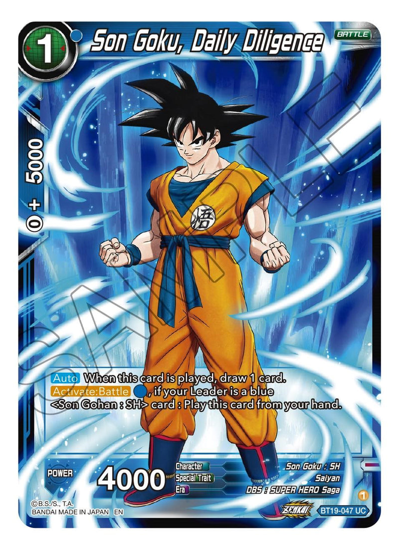 Son Goku, Daily Diligence (BT19-047) [Fighter's Ambition]
