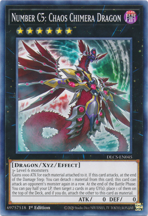 Number C5: Chaos Chimera Dragon [DLCS-EN045] Common