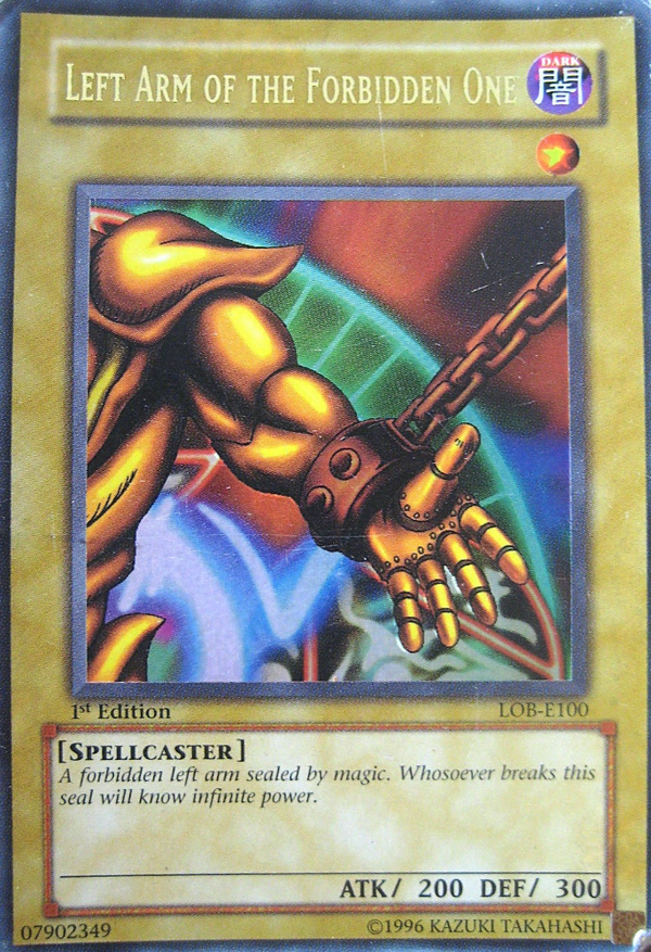 Left Arm of the Forbidden One [LOB-E100] Ultra Rare