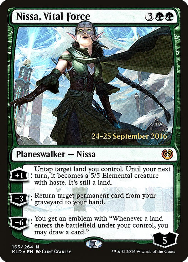 Nissa, Vital Force [Kaladesh Prerelease Promos]