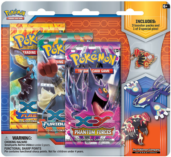 XY - Collector’s Pin 3-Pack Blister (Primal Groudon)