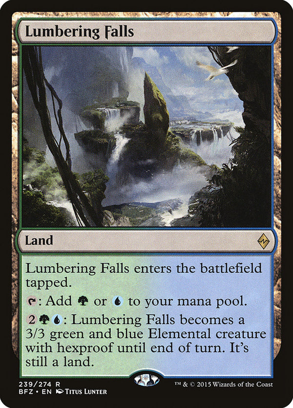 Lumbering Falls [Battle for Zendikar]