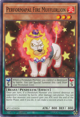 Performapal Fire Mufflerlion [SP15-EN024] Common