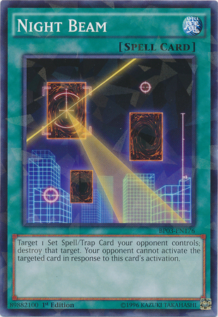 Night Beam [BP03-EN176] Shatterfoil Rare