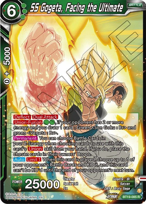 SS Gogeta, Facing the Ultimate (BT19-085) [Fighter's Ambition]