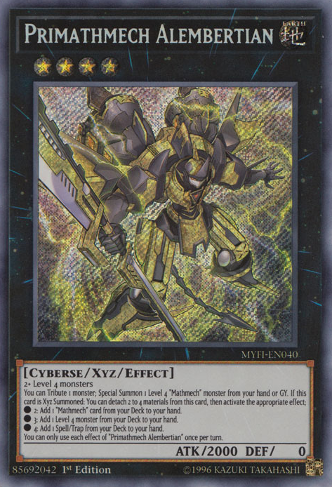 Primathmech Alembertian [MYFI-EN040] Secret Rare