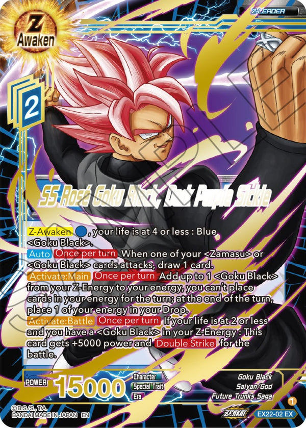 SS Rose Goku Black, Dark Purple Sickle (Gold Stamped) (EX22-02) [Ultimate Deck 2023]