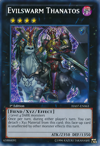 Evilswarm Thanatos [HA07-EN063] Secret Rare