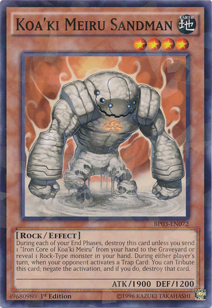 Koa'ki Meiru Sandman [BP03-EN072] Shatterfoil Rare