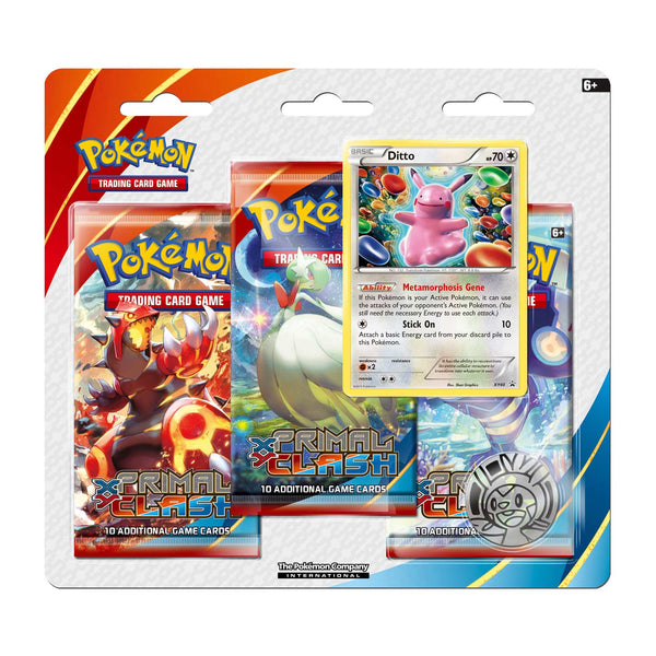 XY: Primal Clash - 3-Pack Blister (Ditto)