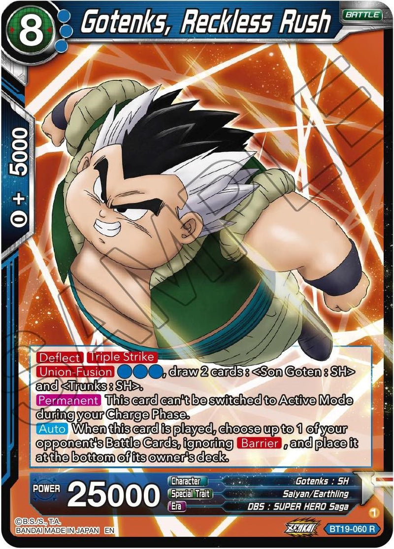 Gotenks, Reckless Rush (BT19-060) [Fighter's Ambition]
