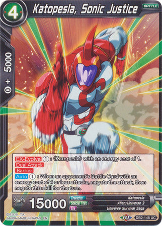 Katopesla, Sonic Justice (DB2-148) [Divine Multiverse]