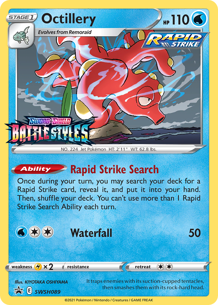 Octillery (SWSH089) (Prerelease Promo) [Sword & Shield: Black Star Promos]