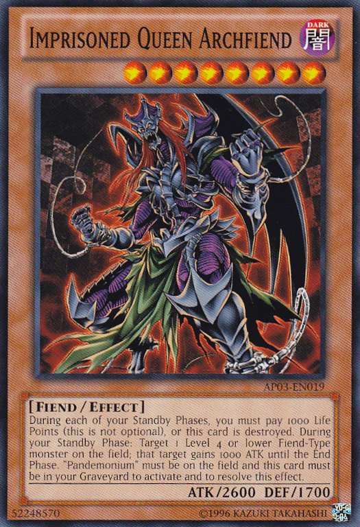 Imprisoned Queen Archfiend [AP03-EN019] Common