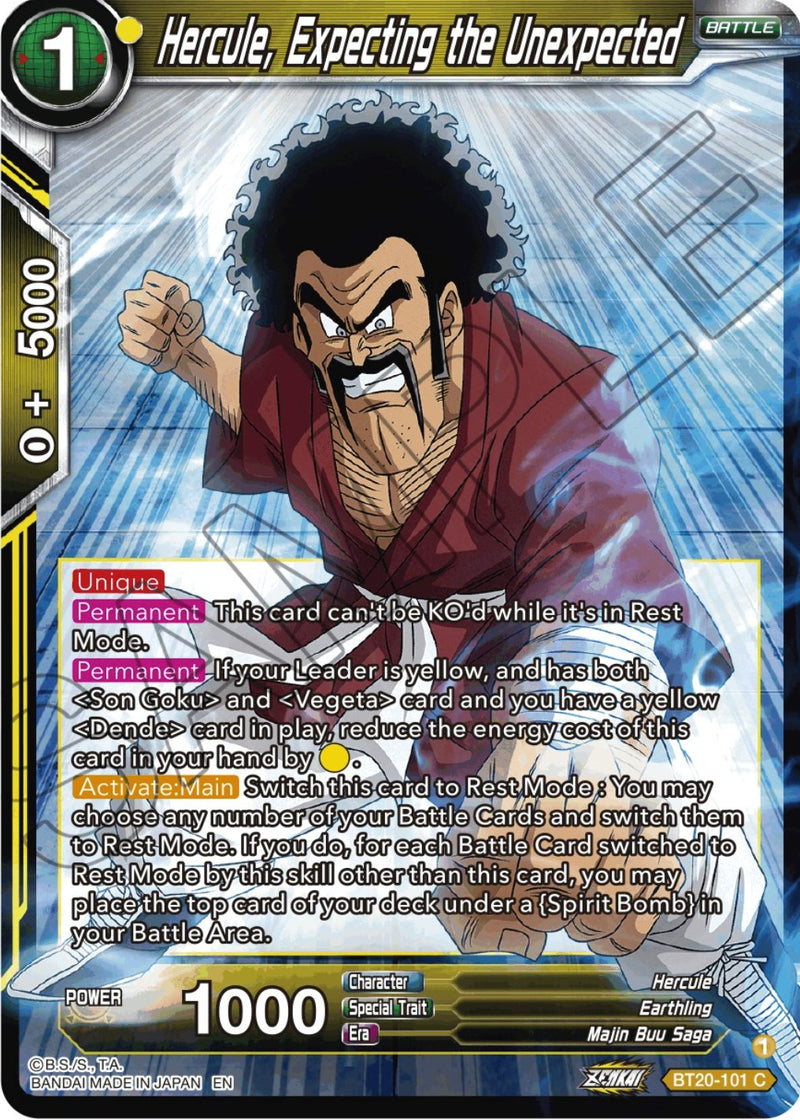 Hercule, Expecting the Unexpected (BT20-101) [Power Absorbed]