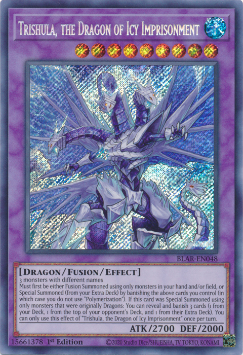 Trishula, the Dragon of Icy Imprisonment [BLAR-EN048] Secret Rare