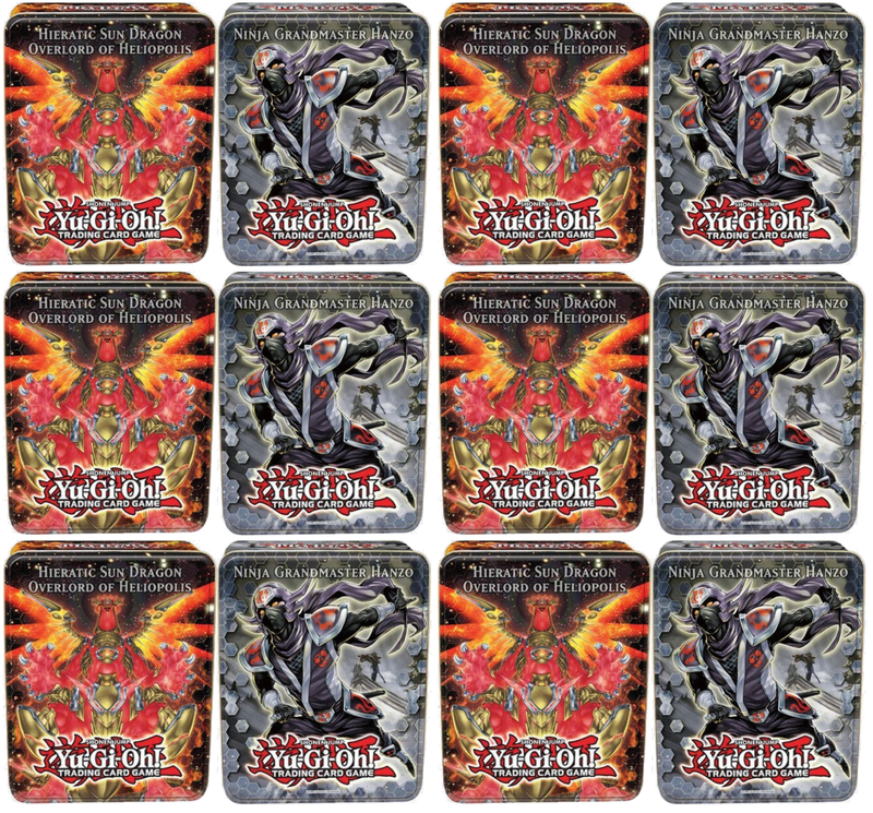 Collector's Tin Display (Hieratic Sun Dragon Overlord of Heliopolis &  Ninja Grandmaster Hanzo)