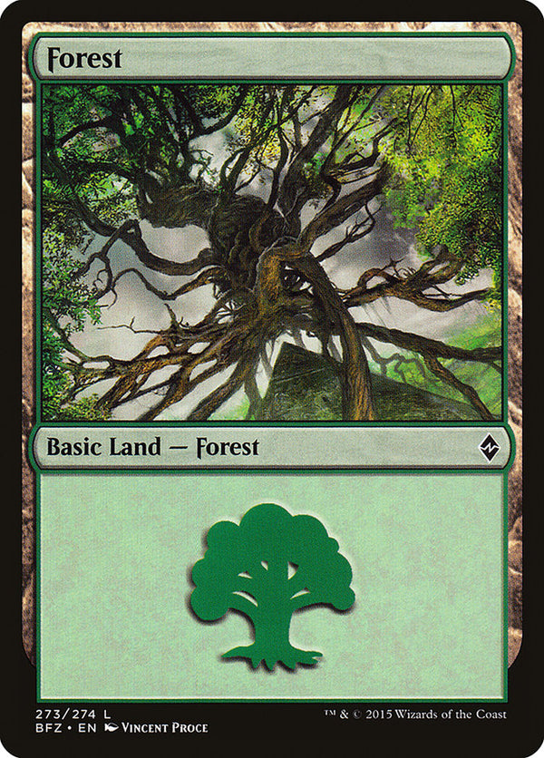 Forest (273a) [Battle for Zendikar]