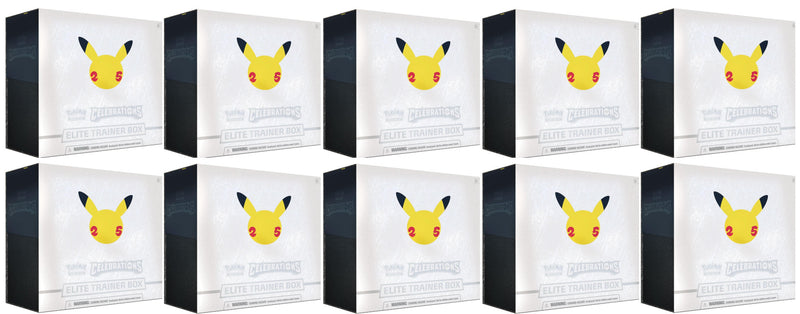 Celebrations: 25th Anniversary - Elite Trainer Box Case