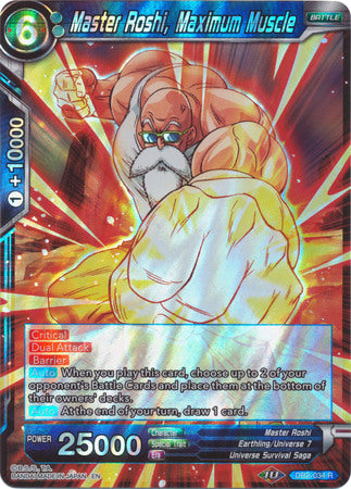 Master Roshi, Maximum Muscle (DB2-034) [Divine Multiverse]