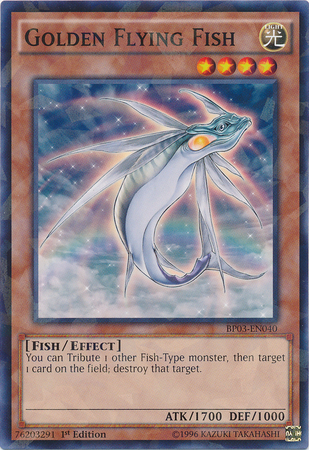 Golden Flying Fish [BP03-EN040] Shatterfoil Rare