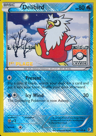 Delibird (38/149) (League Promo 1st Place) [Black & White: Boundaries Crossed]