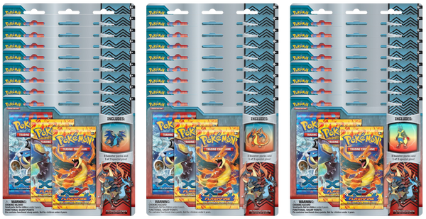 XY: Flashfire - Collector's Pin 3-Pack Blister Case