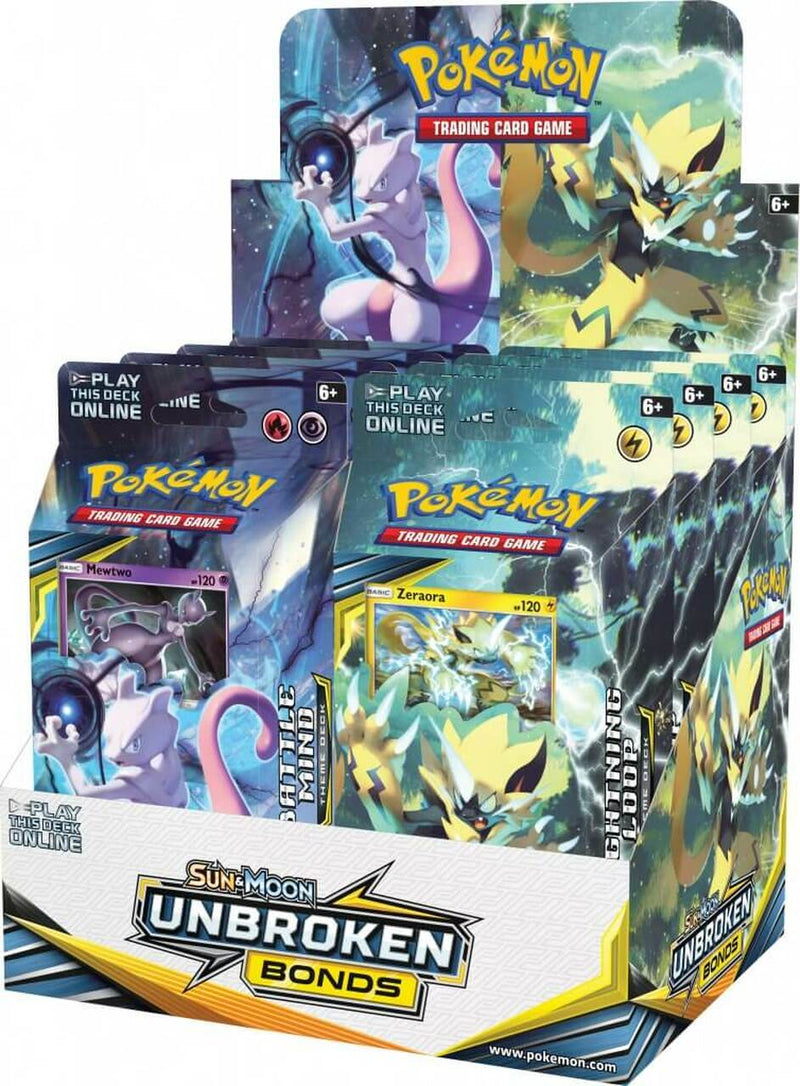 Sun & Moon: Unbroken Bonds - Theme Deck Display