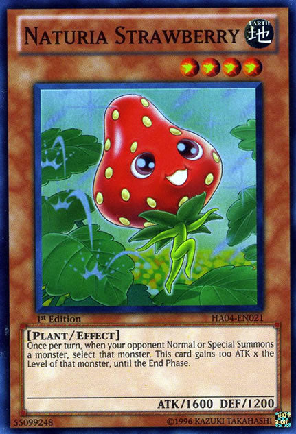 Naturia Strawberry [HA04-EN021] Super Rare