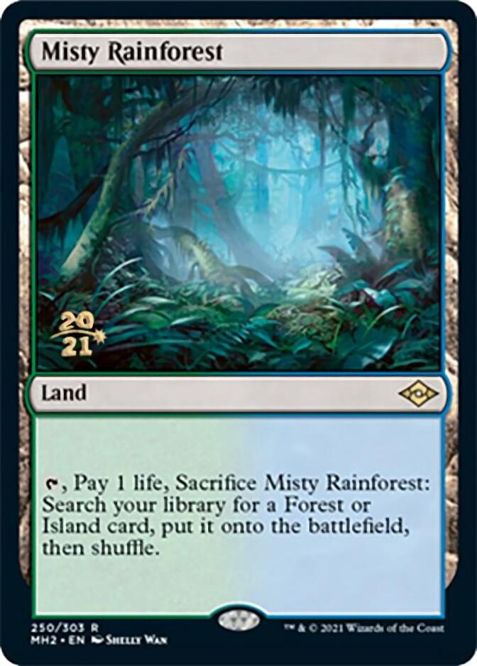 Misty Rainforest [Modern Horizons 2 Prerelease Promos]