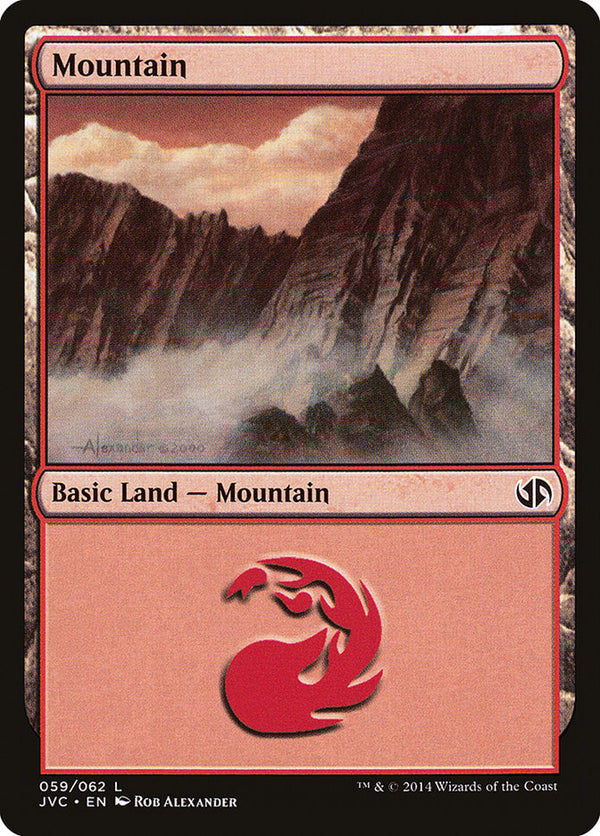 Mountain (61) [Duel Decks Anthology]