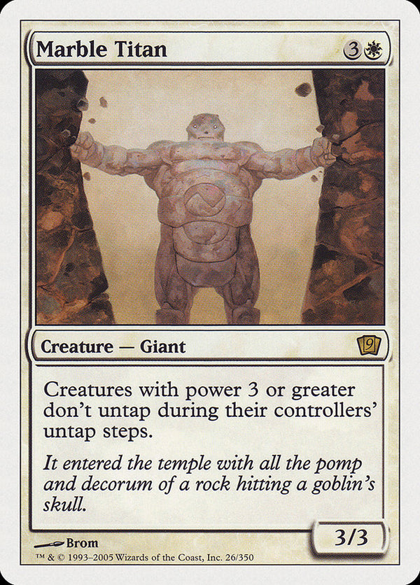 Marble Titan [Ninth Edition]