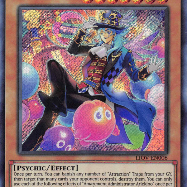 Amazement Administrator Arlekino [LIOV-EN006] Secret Rare