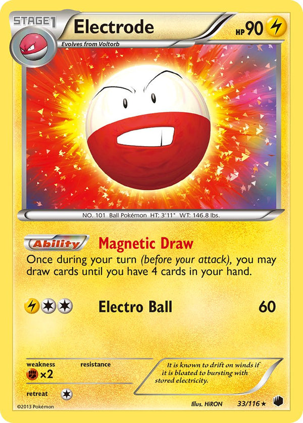 Electrode (33/116) (Theme Deck Exclusive) [Black & White: Plasma Freeze]