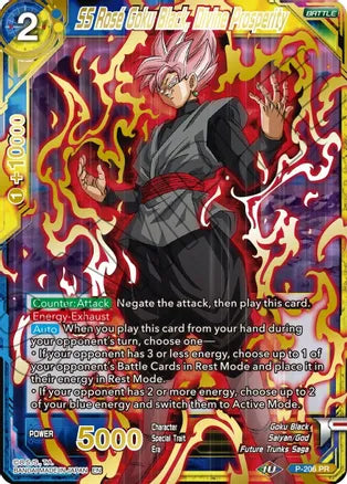 SS Rose Goku Black, Divine Prosperity (Gold Stamped) (P-206) [Mythic Booster]