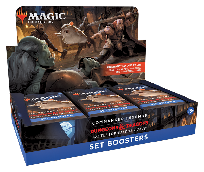 Commander Legends: Battle for Baldur's Gate - Set Booster Display