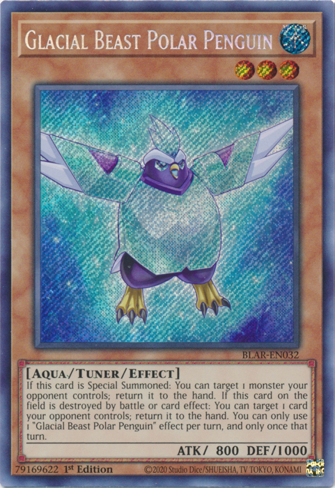 Glacial Beast Polar Penguin [BLAR-EN032] Secret Rare