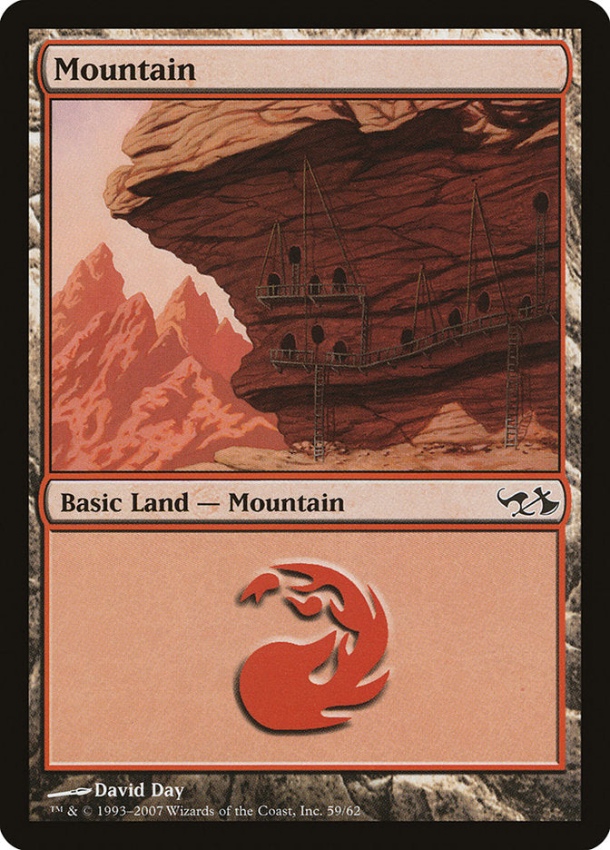 Mountain (59) [Duel Decks: Elves vs. Goblins]