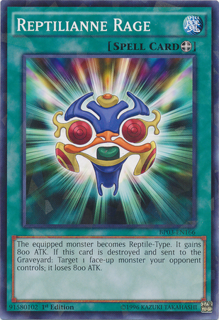 Reptilianne Rage [BP03-EN166] Shatterfoil Rare