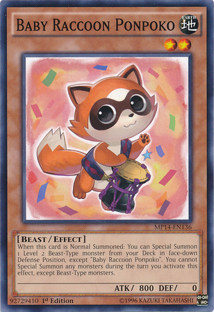 Baby Raccoon Ponpoko [MP14-EN136] Common