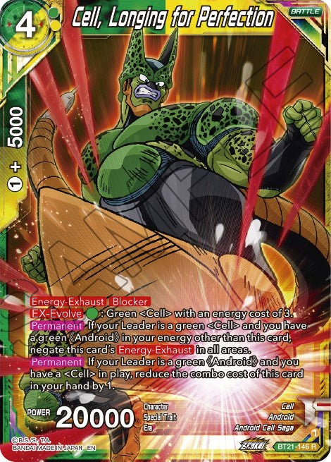 Cell, Longing for Perfection (BT21-146) [Wild Resurgence]