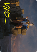 Pippin, Warden of Isengard Art Card (Gold-Stamped Signature) [The Lord of the Rings: Tales of Middle-earth Art Series]