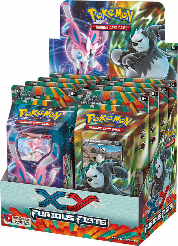 XY: Furious Fists - Theme Deck Display