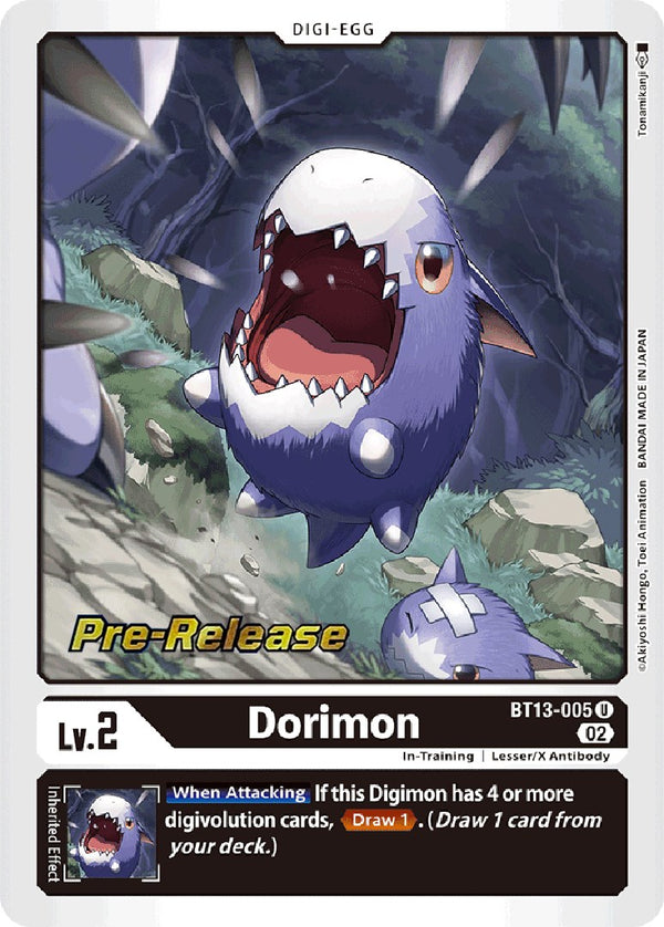 Dorimon [BT13-005] [Versus Royal Knight Booster Pre-Release Cards]
