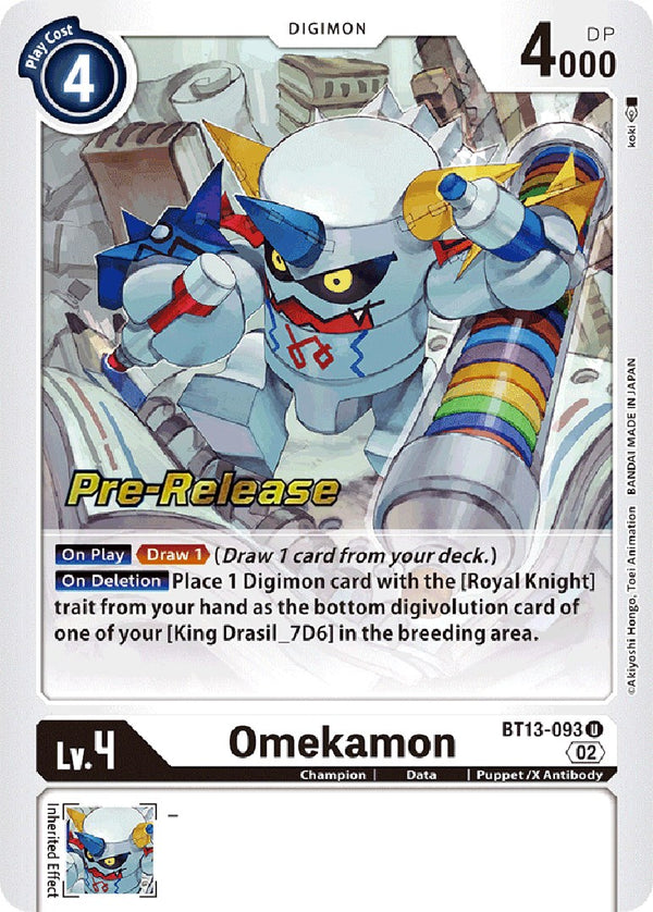 Omekamon [BT13-093] [Versus Royal Knight Booster Pre-Release Cards]