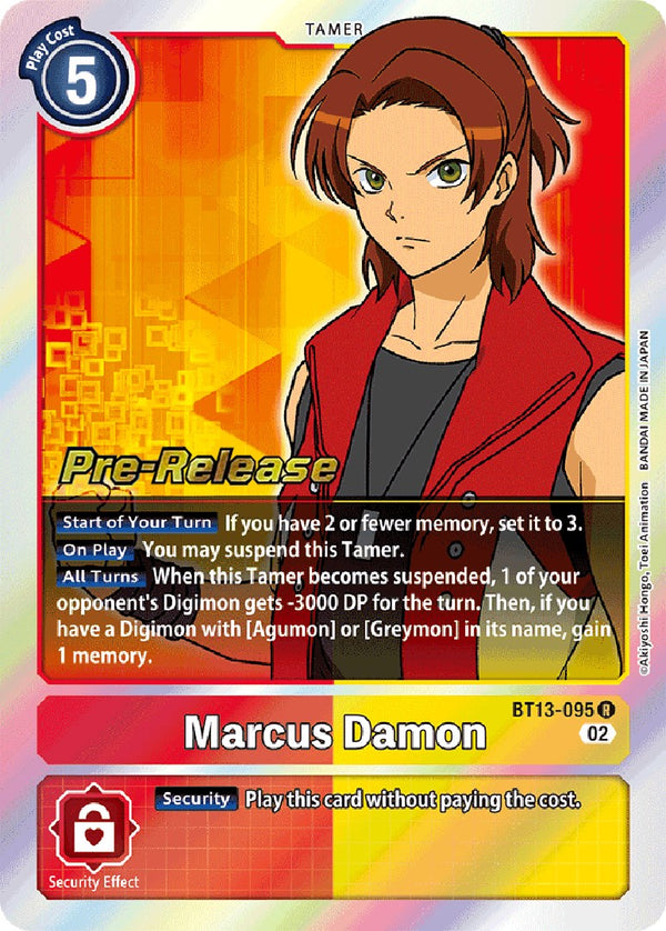 Marcus Damon [BT13-095] [Versus Royal Knight Booster Pre-Release Cards]